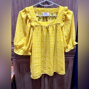 Loft Yellow blouse
